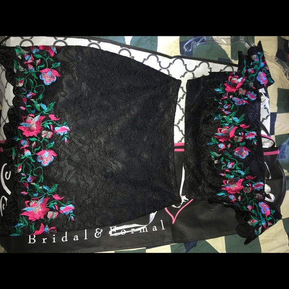 Two-Piece Rachel Allen Homecoming dress - Picture 2 of 5